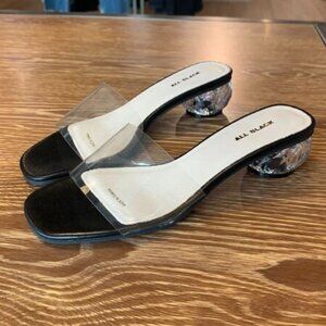 All Black Crystal Ball Clear